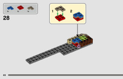LEGO 76945 instructions page 40 – build guide