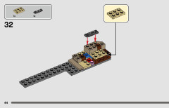 LEGO 76945 instructions page 44 – build guide