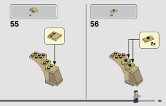 LEGO 76945 instructions page 65 – build guide