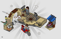 LEGO 76945 instructions page 70 – build guide