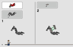 LEGO 76945 instructions page 8 – build guide