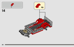LEGO 76946 instructions page 38 – build guide