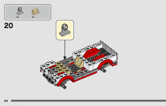 LEGO 76946 instructions page 44 – build guide