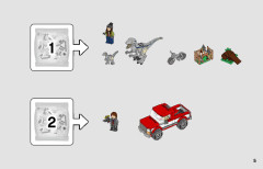 LEGO 76946 instructions page 5 – build guide