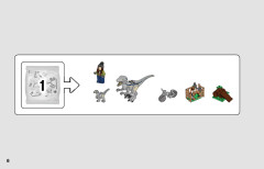 LEGO 76946 instructions page 6 – build guide