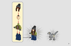 LEGO 76946 instructions page 7 – build guide