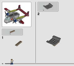 LEGO 76947 instructions page 10 – build guide