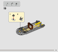 LEGO 76947 instructions page 19 – build guide