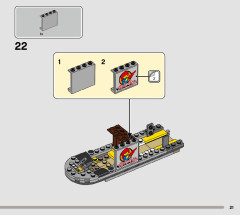 LEGO 76947 instructions page 21 – build guide