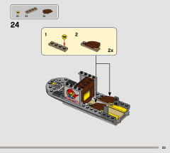 LEGO 76947 instructions page 23 – build guide