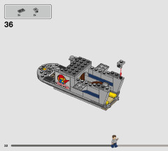 LEGO 76947 instructions page 32 – build guide