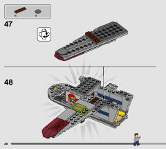 LEGO 76947 instructions page 38 – build guide