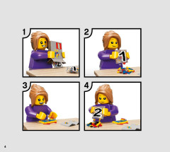 LEGO 76947 instructions page 4 – build guide