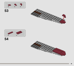 LEGO 76947 instructions page 41 – build guide