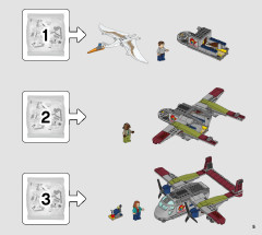 LEGO 76947 instructions page 5 – build guide