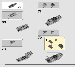 LEGO 76947 instructions page 54 – build guide