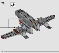 LEGO 76947 instructions page 56 – build guide