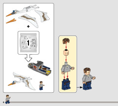 LEGO 76947 instructions page 6 – build guide