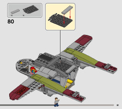 LEGO 76947 instructions page 61 – build guide