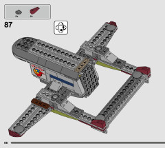 LEGO 76947 instructions page 66 – build guide
