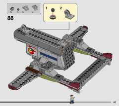 LEGO 76947 instructions page 67 – build guide
