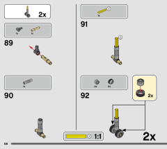 LEGO 76947 instructions page 68 – build guide
