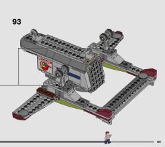 LEGO 76947 instructions page 69 – build guide