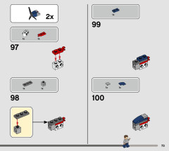LEGO 76947 instructions page 73 – build guide