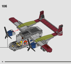 LEGO 76947 instructions page 76 – build guide