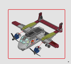LEGO 76947 instructions page 81 – build guide