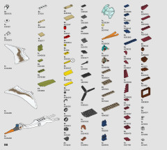 LEGO 76947 instructions page 86 – build guide