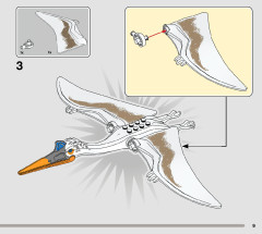 LEGO 76947 instructions page 9 – build guide