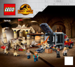 LEGO 76948 instructions page 1 – build guide