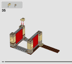 LEGO 76948 instructions page 106 – build guide