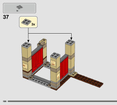 LEGO 76948 instructions page 108 – build guide