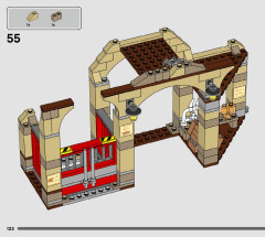 LEGO 76948 instructions page 122 – build guide