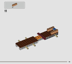 LEGO 76948 instructions page 43 – build guide