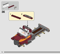 LEGO 76948 instructions page 70 – build guide
