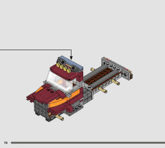 LEGO 76948 instructions page 72 – build guide