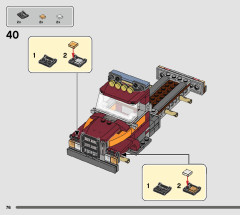 LEGO 76948 instructions page 76 – build guide