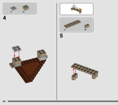 LEGO 76948 instructions page 82 – build guide