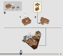 LEGO 76948 instructions page 85 – build guide