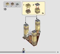 LEGO 76948 instructions page 89 – build guide