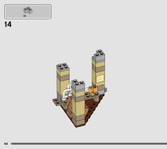 LEGO 76948 instructions page 90 – build guide