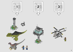 LEGO 76949 instructions page 5 – build guide