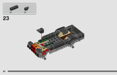 LEGO 76950 instructions page 42 – build guide
