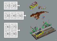 LEGO 76956 instructions page 7 – build guide