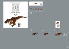 LEGO 76956 instructions page 89 – build guide