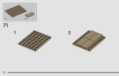LEGO 76958 instructions page 70 – build guide