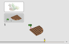 LEGO 76958 instructions page 77 – build guide